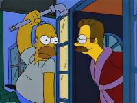 Click to watch 'Homer Loves Flanders' (popup) The Simpsons